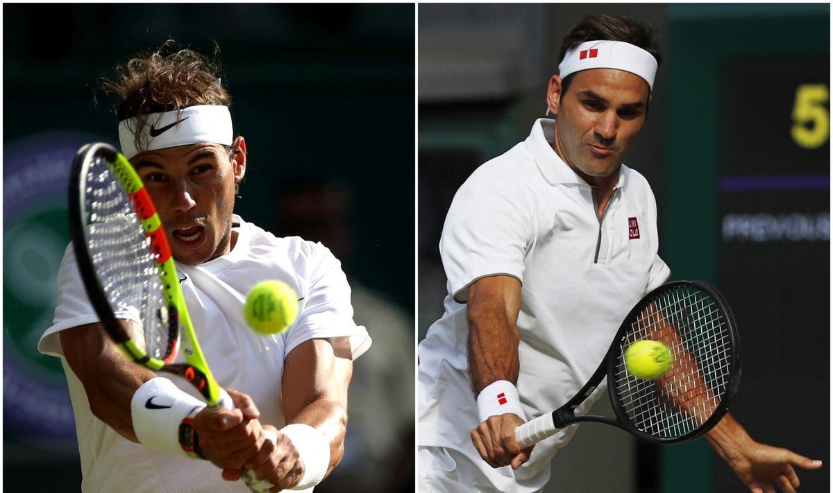 Rafaelis Nadalis (kairėje), Rogeris Federeris