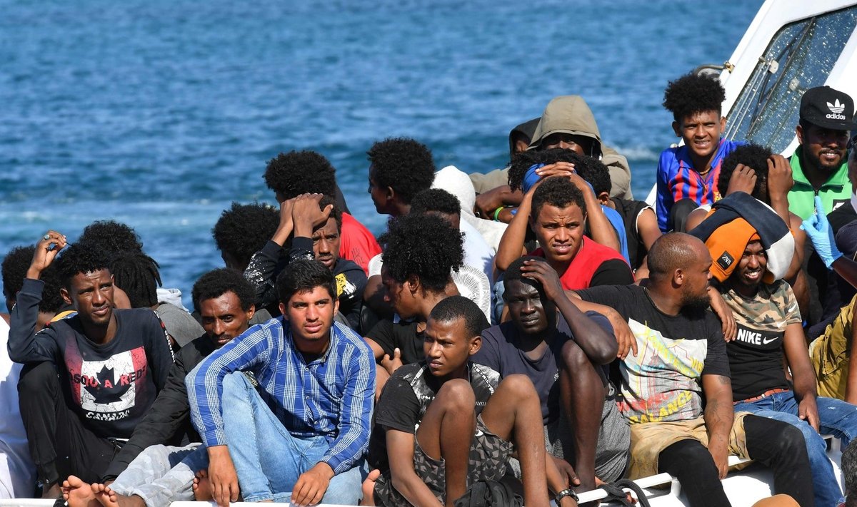 Migrantai iš Tuniso ir Libijos