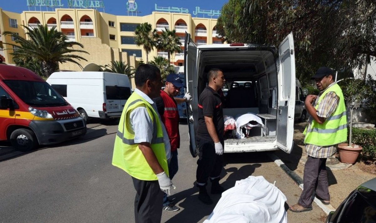 Atakuotas turistų viešbutis Tunise 