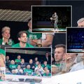 „Eurolygos“ sezoną baigusio „Žalgirio“ rungtynėse – arenos balsu tapęs Stonkus, tarp Kauno komandos sirgalių užfiksuotas Bunkės mylimasis