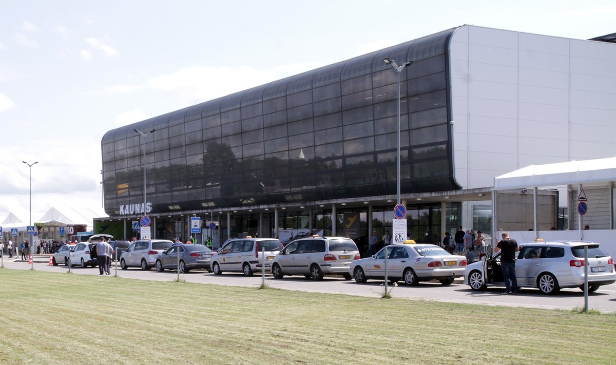 Taksi kainos Kauno oro uoste