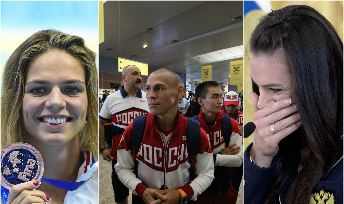 Julija Jefimova ir kiti diskvalifikuoti rusų sportininkai vis dar tikisi, kad galės startuoti Rio de Žaneire