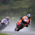 MotoGP: Malaizijoje lenktynes nutraukė lietus, laimėtojas – D.Pedrosa