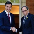Katalonijos separatistų biudžeto veto gali sužlugdyti Ispanijos vyriausybę