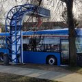 Klaipėdos šviesų festivalio metu – nemokamas viešasis transportas: traukiniu atvykusius pasitiks elektriniai autobusai