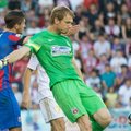 „Steaua“ klubas su vartininku G. Arlauskiu Rumunijos futbolo lygoje prarado taškus