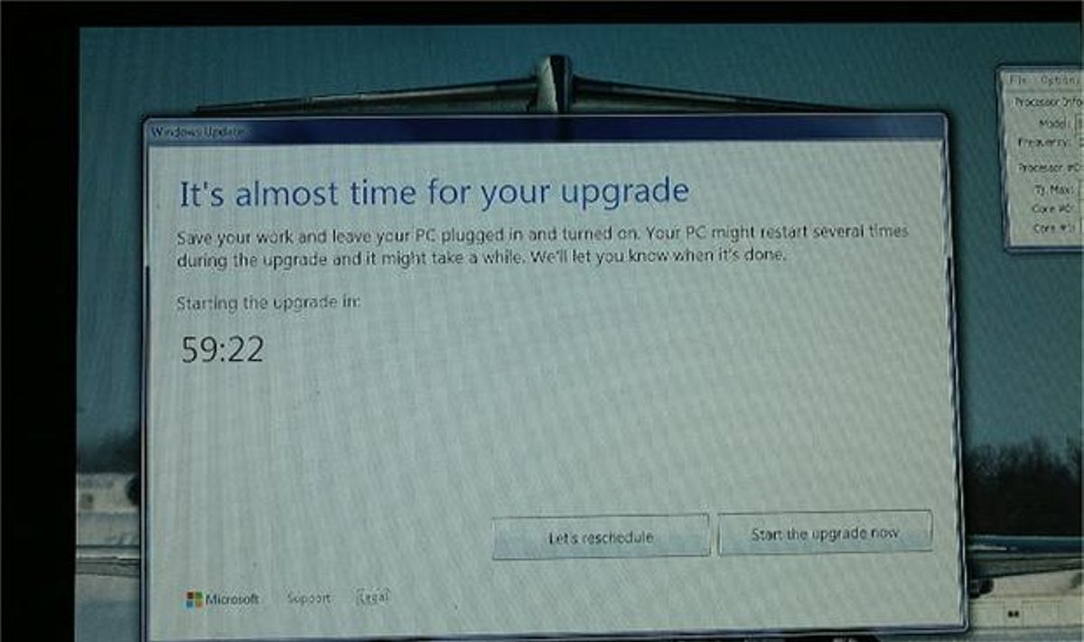 Neišvengiamas "Windows 10" atnaujinimas