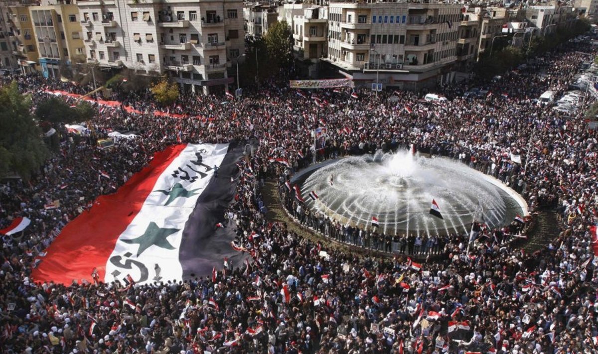 Protestas Sirijoje