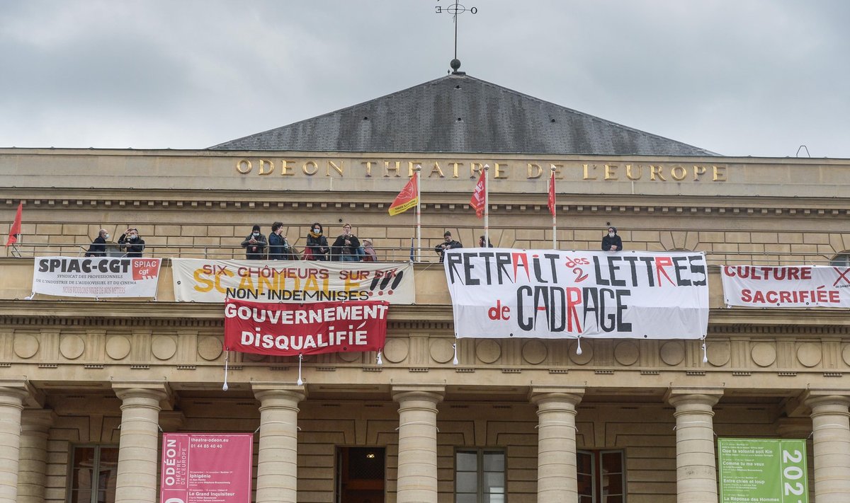 Protestai už kultūros išsaugojimą Paryžiuje