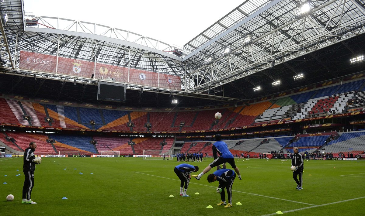 Amsterdamo arenoje vyks Europos lygos turnyro finalas