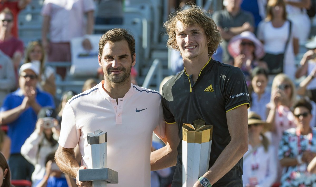 Rogeris Federeris ir Aleksandras Zverevas
