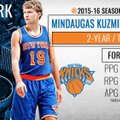 NBA atsikvošėjo: „Knicks“ naujokas M. Kuzminskas – nebe iš SSRS