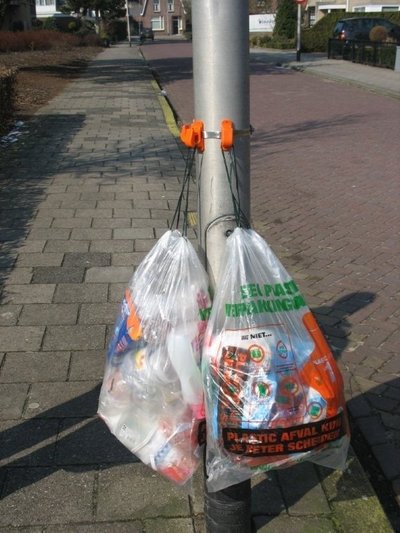 Rūšiavimo maišeliai Olandijoje