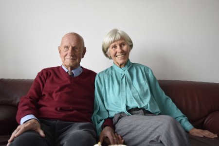 Rašytojas Igoris Argamantė su vokiete žmona Krista gyvena kartu 53-jus metus. A. Buckutės nuotr.