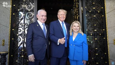 Trumpas Floridoje susitiko su Izraelio premjeru Netanyahu