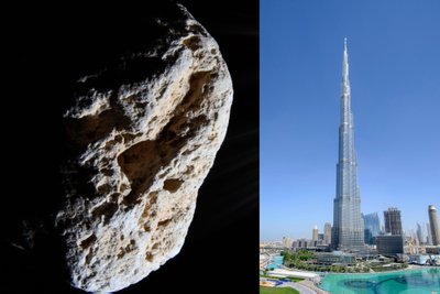 Asteroidas 7482 (1994 PC) yra didesnis už aukščiausią pastatą pasaulyje Burj Khalifa. VidaPress asociatyvi nuotr.