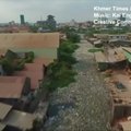 Iš paukščio skrydžio – akis badanti Kambodžos kanalų užterštumo problema