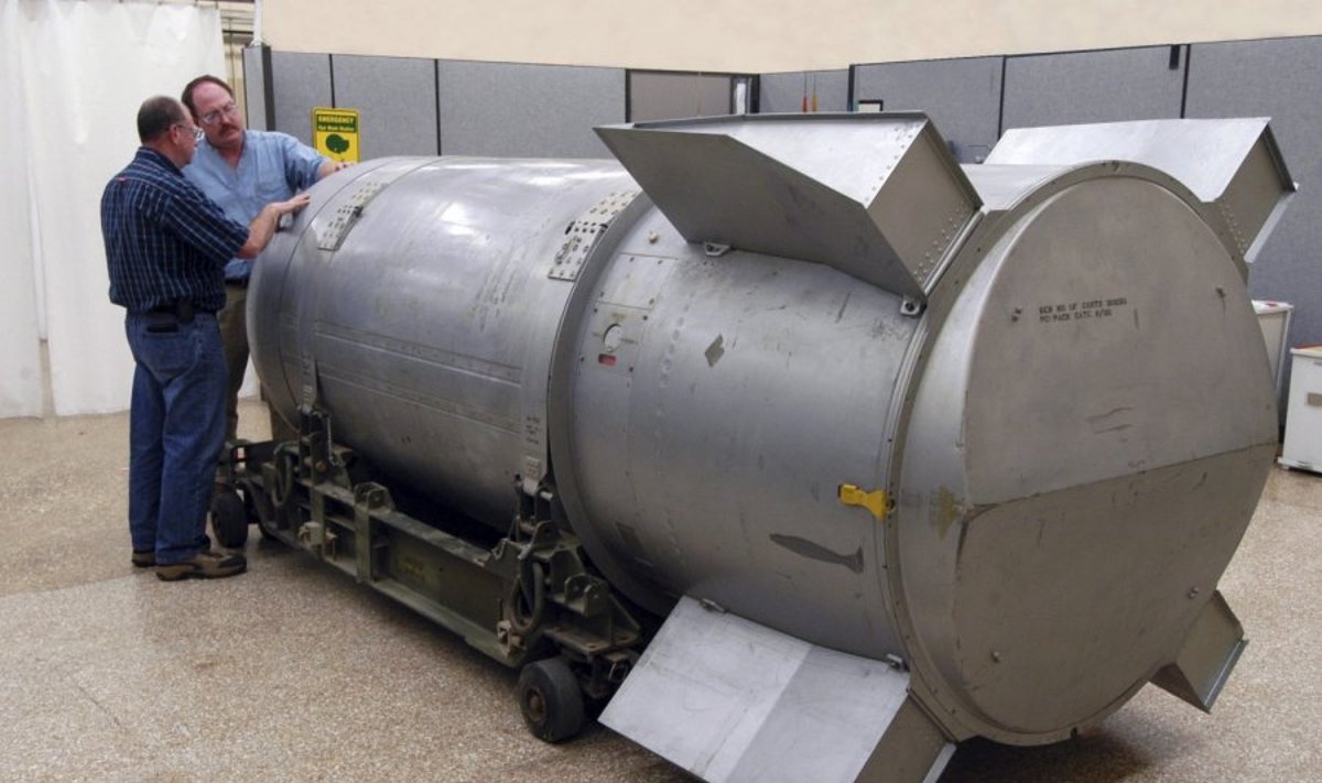 Šaltojo karo laikų branduolinė bomba JAV