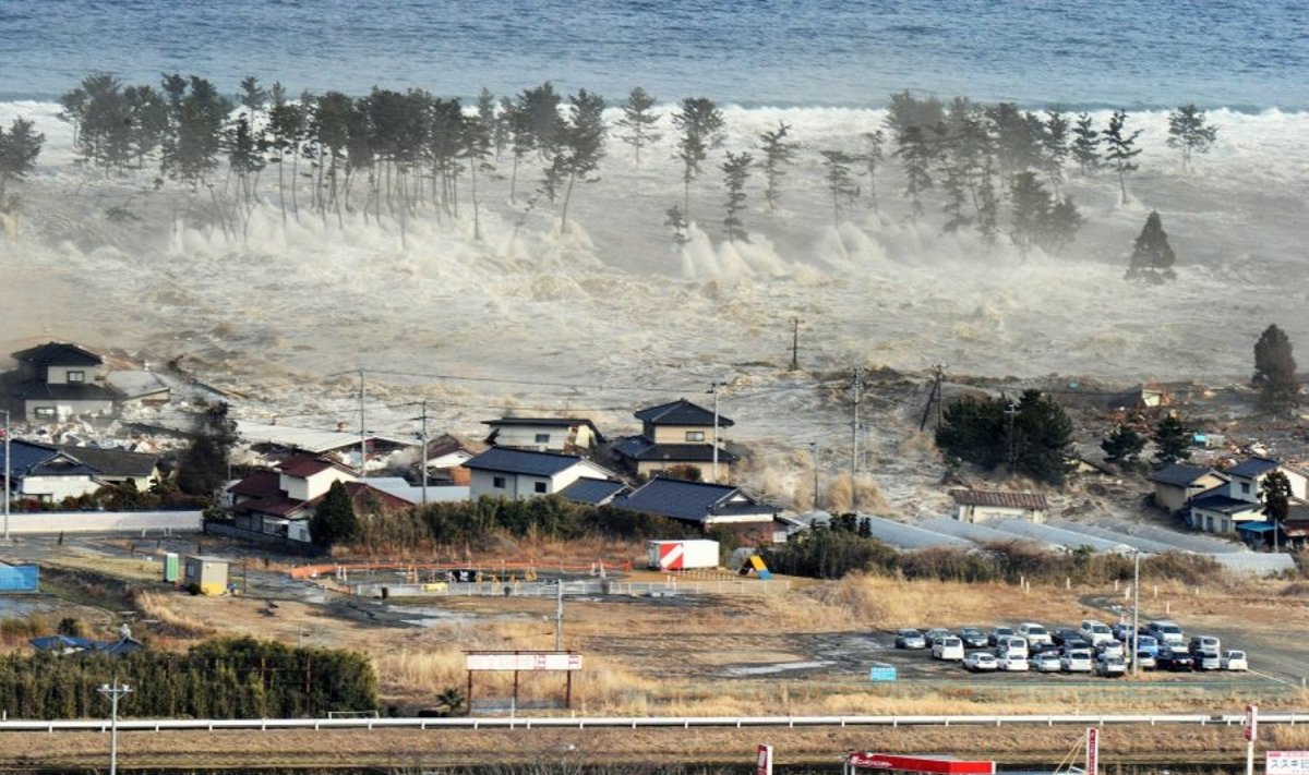 Cunamis Japonijoje ir nelaimė Fukušimos AE
