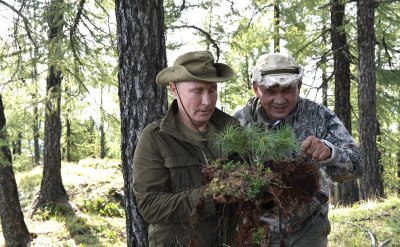 V. Putinas ir S. Šoigu
