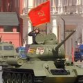 Britų žvalgyba paaiškino, kodėl per paradą Maskvoje išriedėjo vos vienas tankas