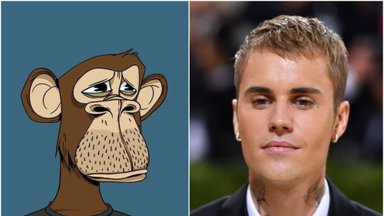 Į NFT vaizdelį su beždžione investavusiam Justinui Bieberiui – šokas: štai kas liko iš sumokėtų 1,3 mln. JAV dolerių