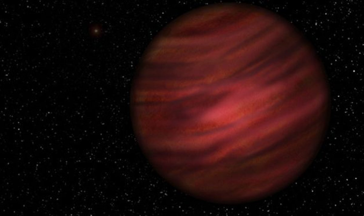 Экзопланета, получившая обозначение 2MASS J2126-8140, имеет массу 12-15 Юпитеров 