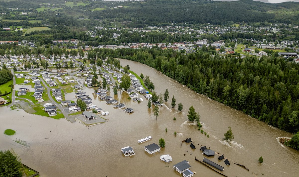 Potvyniai Norvegijoje