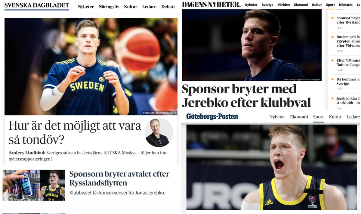 Švedijos žiniasklaida negali patikėti Jonaso Jerebko pasirinkimu