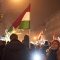 Lietuvė įamžino protestus Vengrijos sostinėje