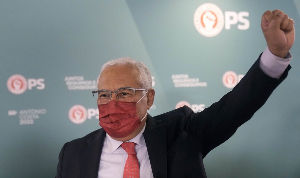 Portugalijos premjerui Antonio Costai nustatytas koronavirusas