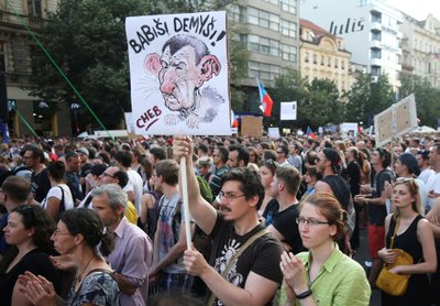 Protestas Čekijoje