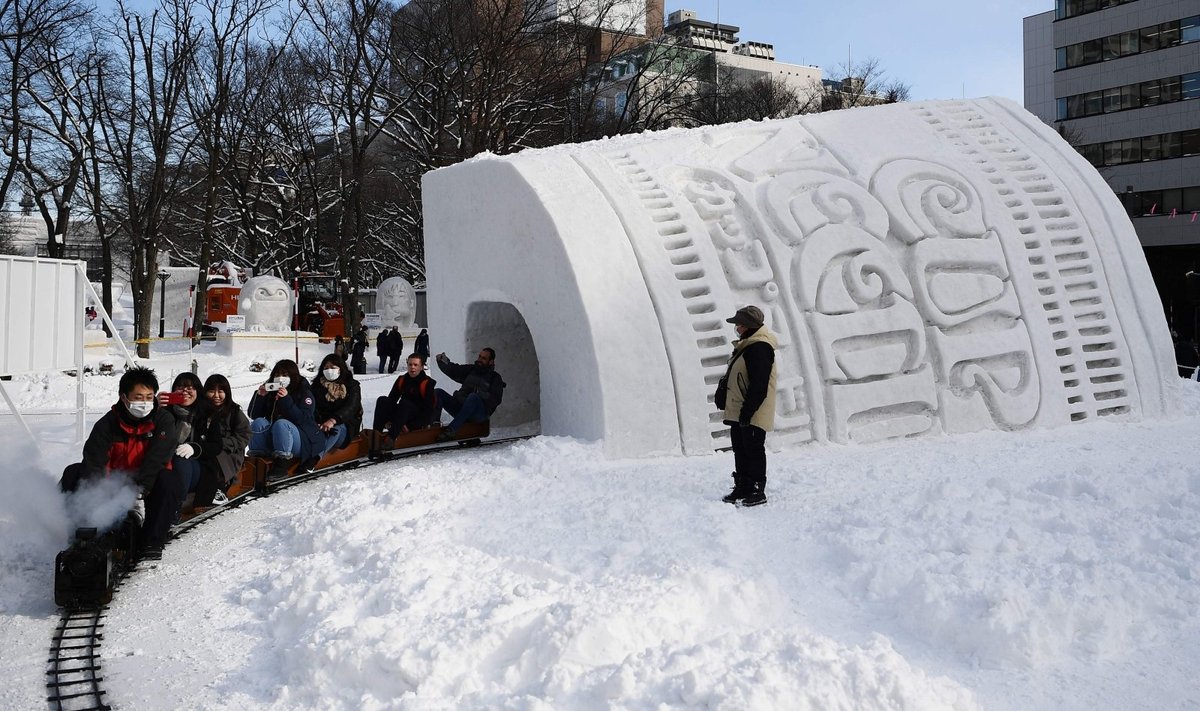 Sapporo sniego festivalis Japonijoje