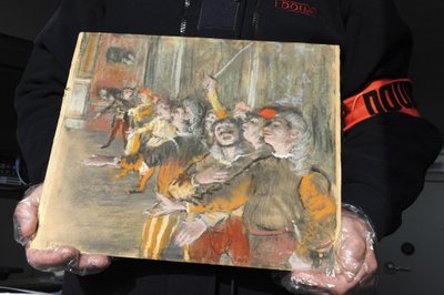Rastas pavogtas Edgaro Degas darbas