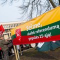 Referendumo iniciatoriams – smūgis Seime