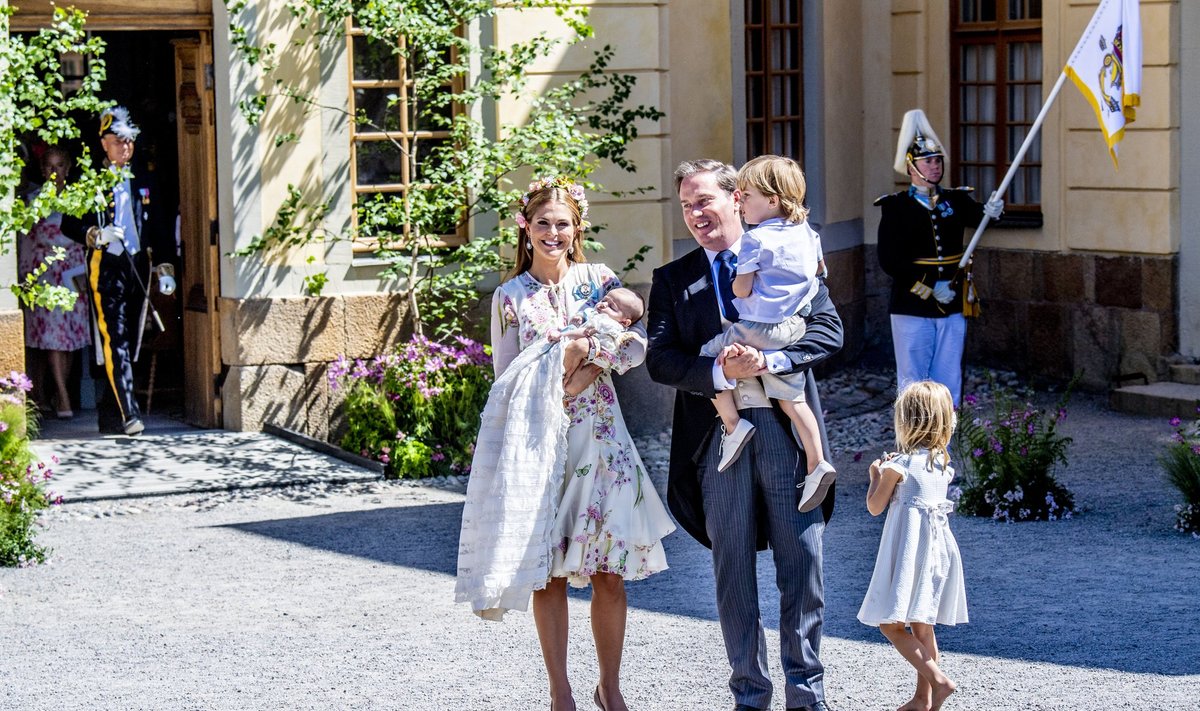 Mažosios princesės Adrienne krikštynos Švedijoje