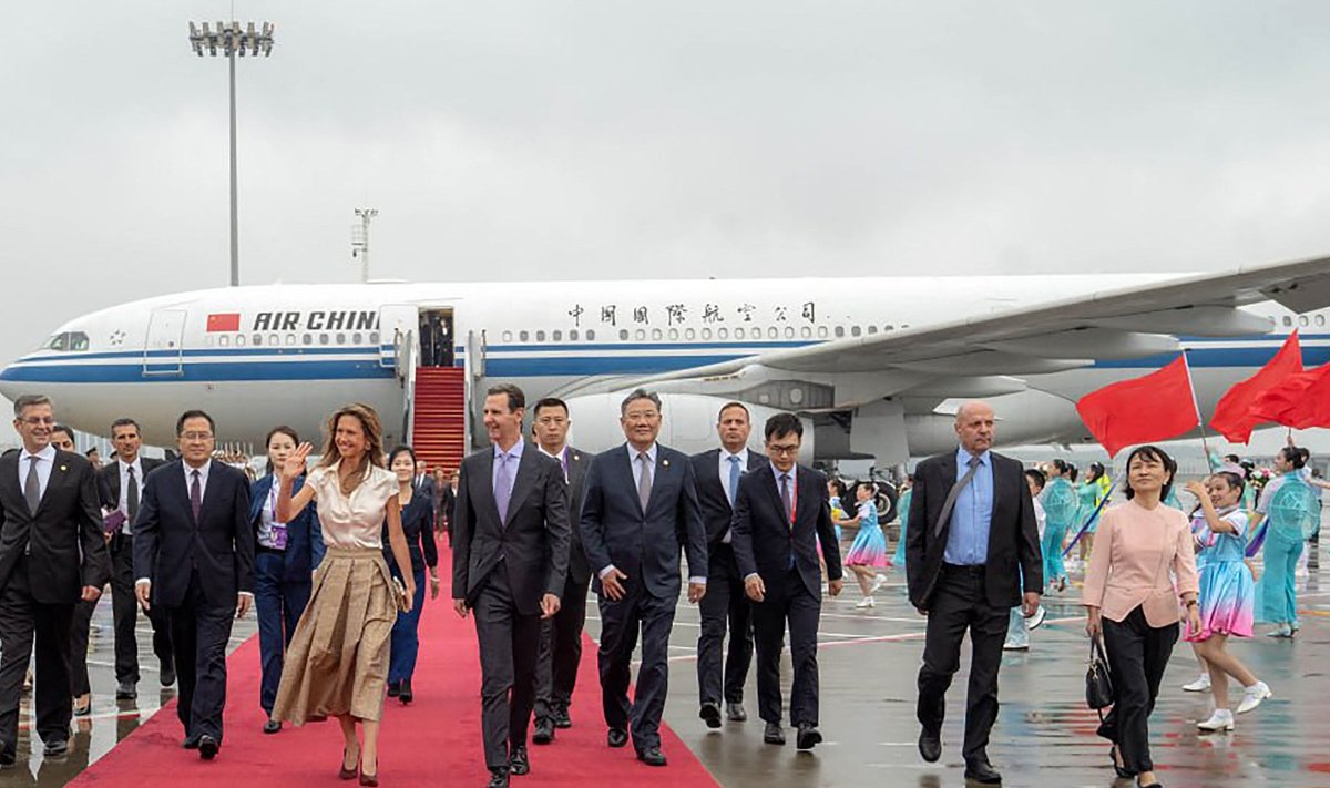Basharas al Assadas atvyko į Kiniją