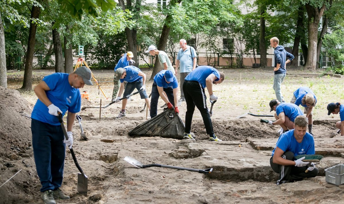 Archaeological explorations of the complex of the Great Synagogue of Vilnius at Vokiečių g.13A @ Vilnius Municipality (9)