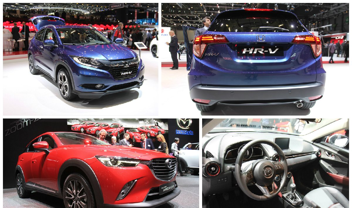 Honda HR-V ir Mazda CX-3