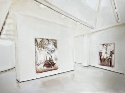 Eglė Karpavičiūtė.  Personalinės parodos fragmentas David Zwirner galerijoje, Niujorke, (The Rooster Gallery archyvas)