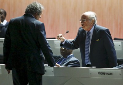 Michelis Platini ir Seppas Blatteris