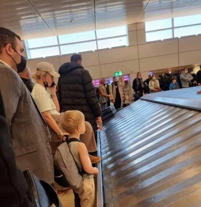 Ksenija Sobčiak pastebėta Izraelio oro uoste