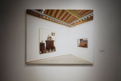 Eglės Karpavičiūtės tapyba (Ryčio Šeškaičio nuotr. / The Rooster Gallery archyvas)