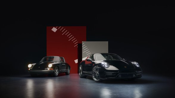 „Porsche Design“ auksinio jubiliejaus proga gerbėjus pradžiugino riboto leidimo „911 Targa“
