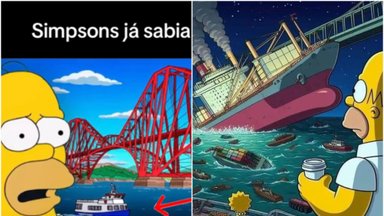 Ar Simpsonai nuspėjo Baltimorės tilto griūtį?