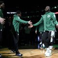 NBA naktis: pirmą kartą starto penkete žaidęs „Celtics“ gynėjas atliko trigubą dublį