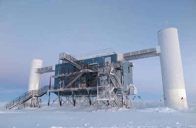  IceCube Neutrino Observatory. Erick Beiser/ICECUBE/NSF nuotr.