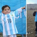 Afganų mažylis jau švyti iš laimės – L. Messi jam atsiuntė, ką žadėjo