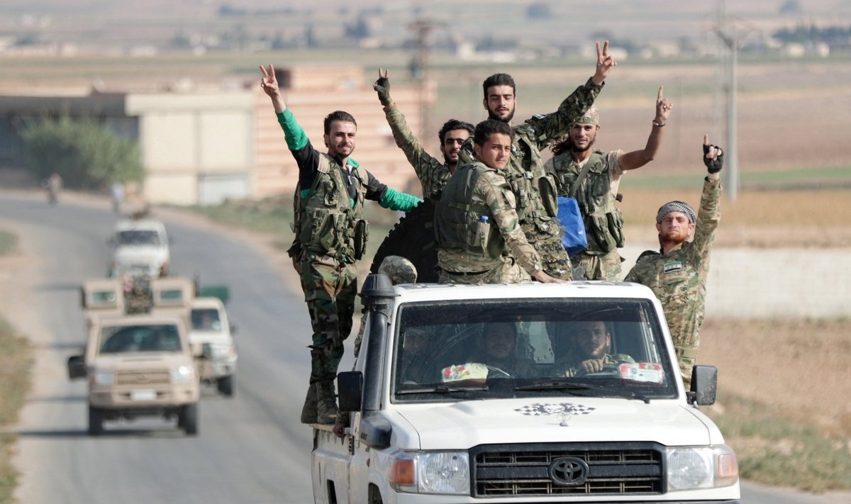 Turkijos remiami Sirijos kovotojai