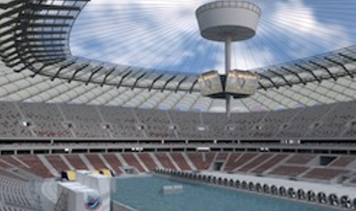Basen na Stadionie Narodowym w Warszawie